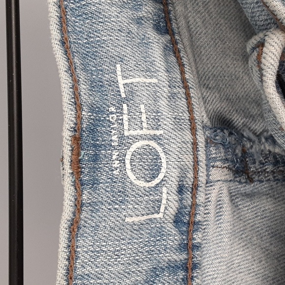 LOFT Light Blue Straight Leg Jeans - Picture 4 of 12